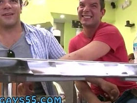 Boys of gay porn engage in passionate sex on rainy day