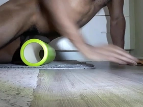 Steamy massage leads to intense dry humping and verbal dirty talking
