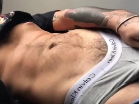 Gay webcam fun with Lucas Nobre and his sticky mess