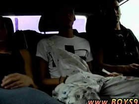 Gay blond and brown-haired guys have hot deepthroat and masturbation session