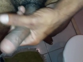 Japanese solo boy enjoys anal play in the tub