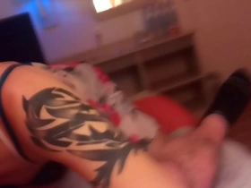 Asian twink gives deepthroat to partner