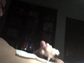 Gay Asian student's masturbation leads to climax